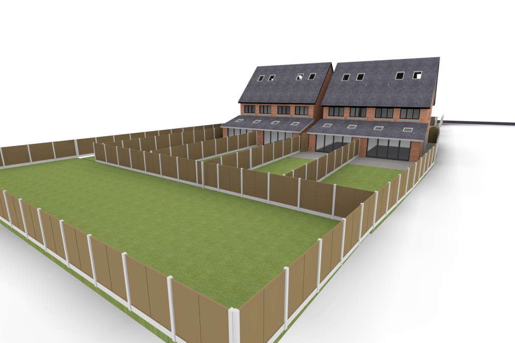 Lot: 53 - BUILDING PLOT WITH PLANNING FOR FOUR DWELLINGS - Land with planning from south side